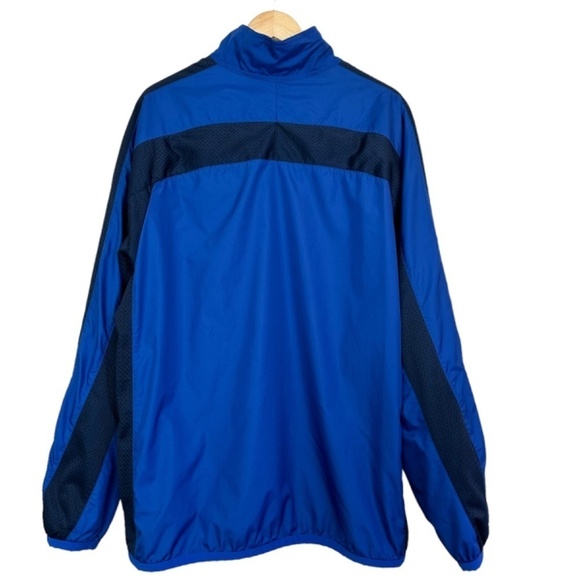 NIKE Y2K Windbreaker Jacket Warm up Mens Size XL Long Sleeve 1/4 Zip Pullover - Picture 2 of 16